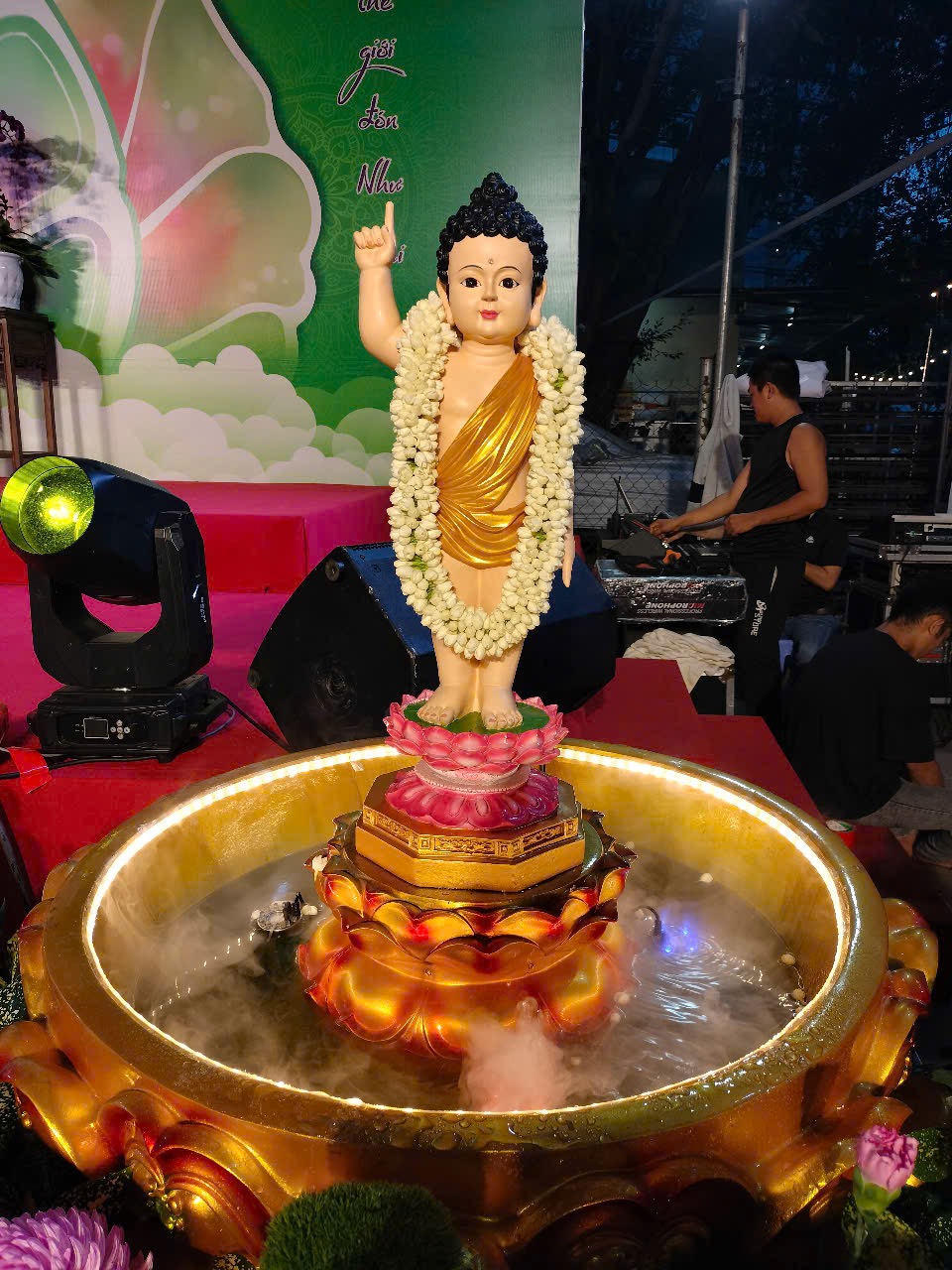 Hoa lài tươi lễ Phật đản